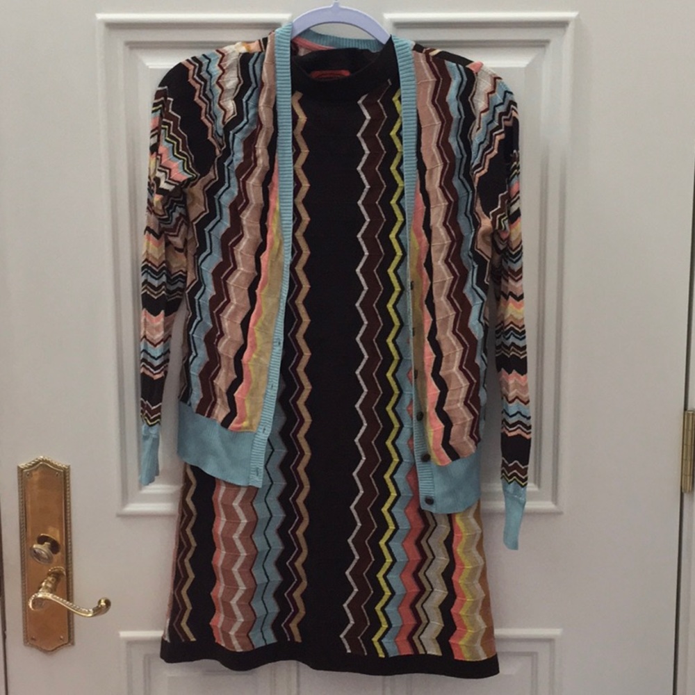 Missoni for Target Chevron Pattern Sleeveless Sweater Dress & Sweater XS